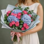 Букеты голубые